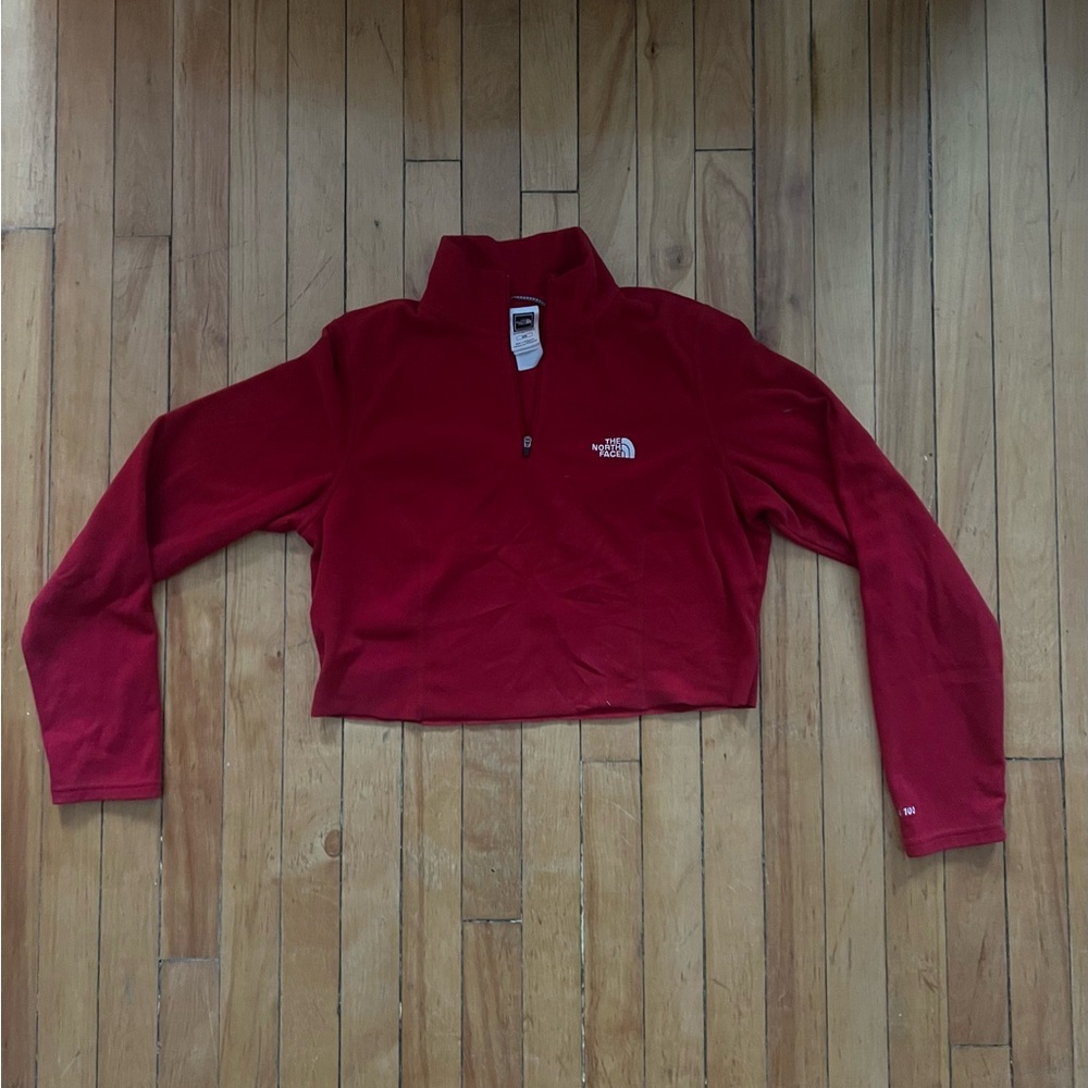 North face cropped fleece